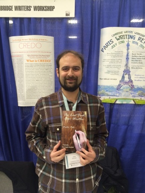 CWW Exec Board Member Jonah Kruvant sold and autographed his new book, "The Last Book Ever Written," at our table during the conference.